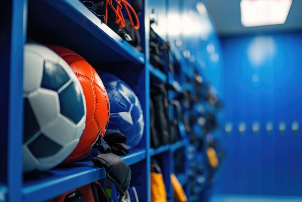 Stockage d'équipement de sport